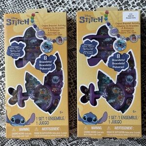 Stitch bracelet activity sets (2) brand new children’s crafting jewelry new